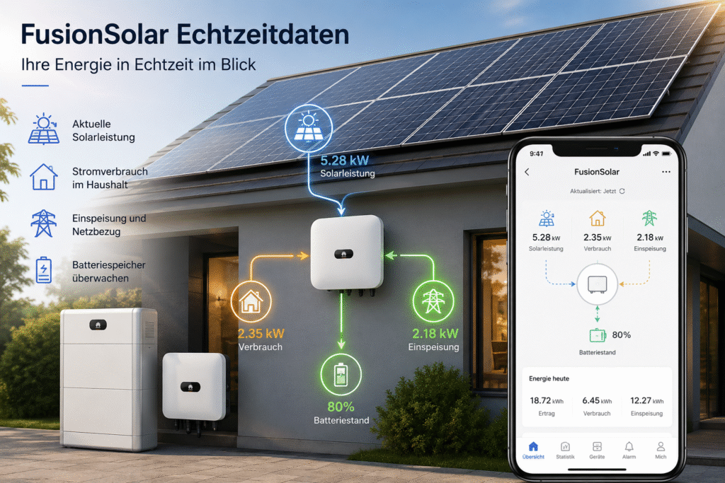FusionSolar Echtzeitdaten