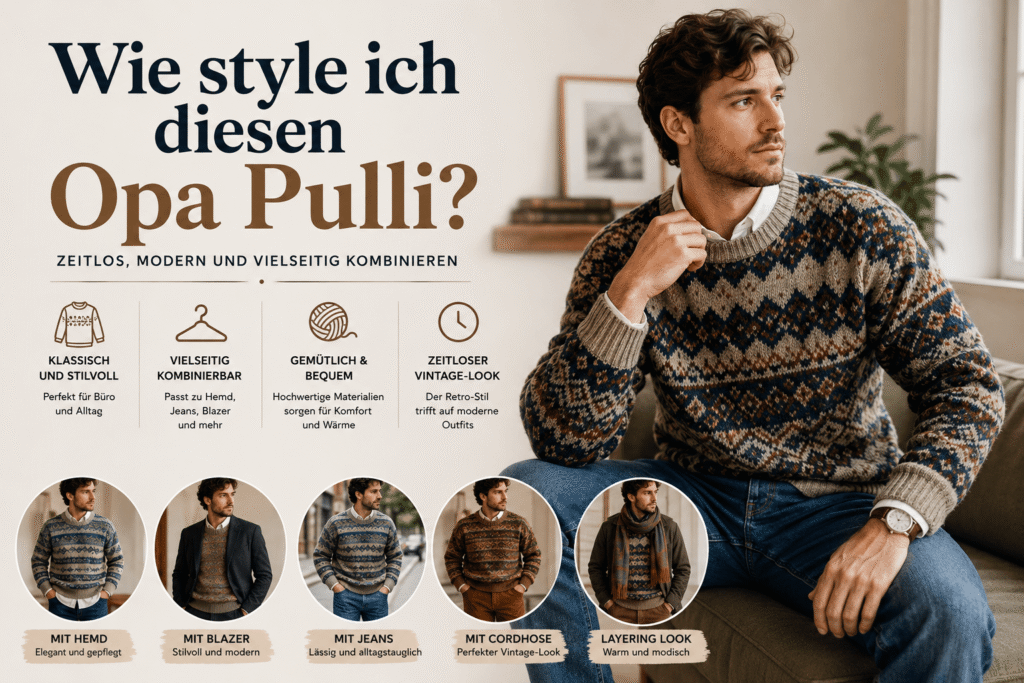 wie style ich diesen opa pulli